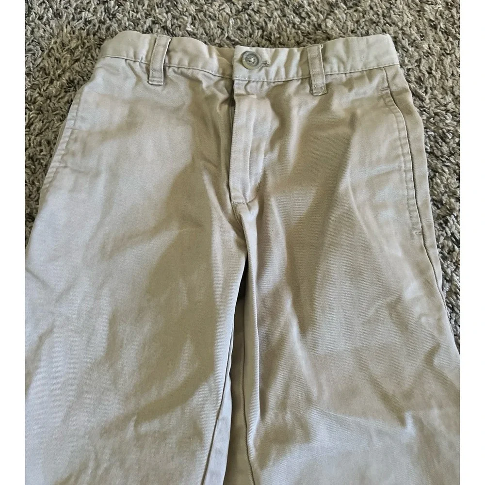 Cherokee Boys Tan Dress Adjustable Waist Pants Size 6‎